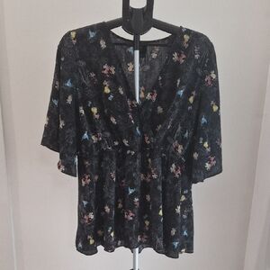 Torrid Disney Mice Jaqjaq Gusgus Blouse Cinderella Size 2x